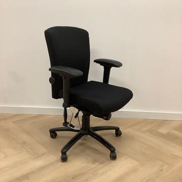 Opnieuw gestoffeerd Haider bioswing 550 ergonomische, Ergonomisch, Gebruikt, Zwart, Bureaustoel