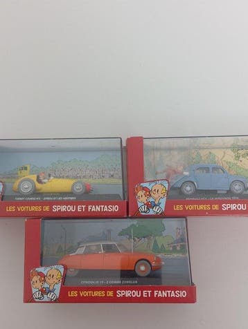 Atlas 1:43 - Modelauto (3) - Les voitures de Spirou et
