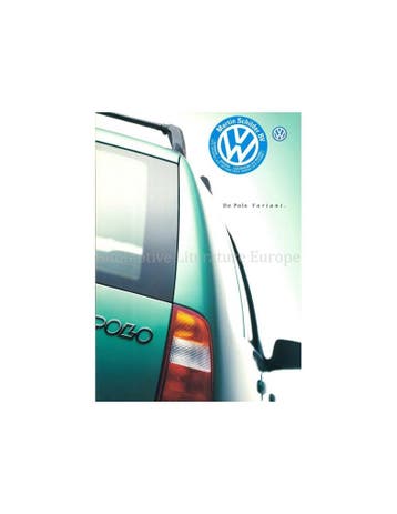 1998 VOLKSWAGEN POLO BROCHURE NEDERLANDS, Ophalen of Verzenden, Nieuw