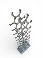 Wijnrek - 27 flessen - Aluminium - XXL