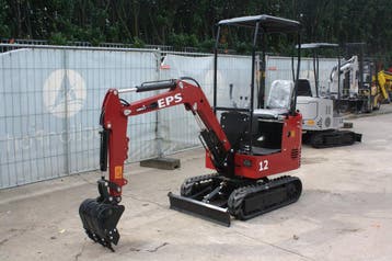 Veiling: Minigraver EPS Nuoman NM-E12 Diesel 2026 Nieuw Demo, Ophalen
