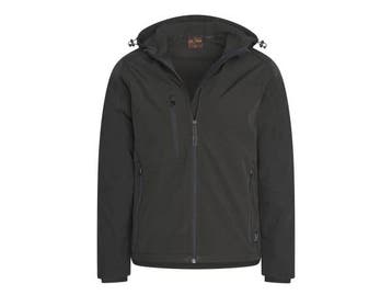 Veiling - Cappuccino Italia Softshell Hood Jacket Zwart - M, Nieuw