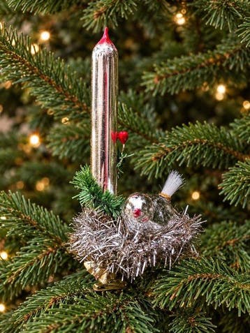 Decoratief ornament (2) - Handgemaakte tinsel kerstboom