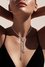 Halsketting - 14 karaat Geel goud - 12.01ct. tw. Diamant, Handtassen en Accessoires, Kettingen, Nieuw