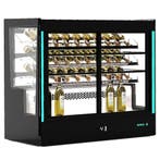 Wijnkoelvitrine | PAK | 40x 75cl | Zwart | +2°C/+6°C |, Verzenden, Nieuw in verpakking