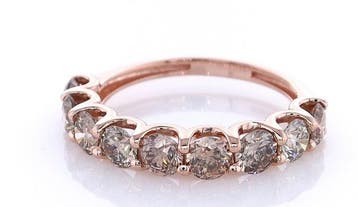 Zonder minimumprijs - Ring - 14 karaat Roségoud - 1.88ct., Nieuw