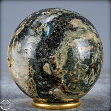 Natuurlijke Zeer Artistieke Ocean Jasper - Agaat Sphere-