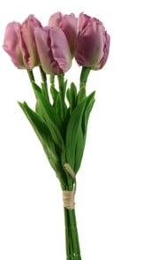Tulpen Lavendel Zijden Merk: PURE 33 cm Bundel 5 stuks, Nieuw