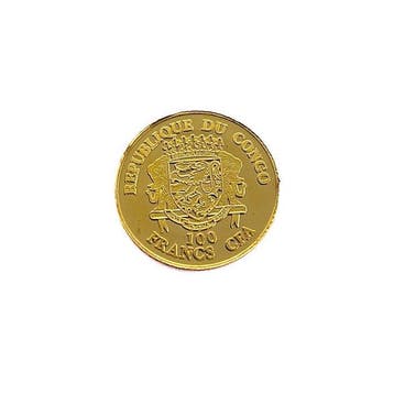 Congo. 100 Francs 2022 - Molière (.999) Proof, Postzegels en Munten, Munten | Europa | Niet-Euromunten