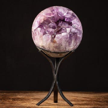 Topkwaliteit Amethistbol - First Choise Mineral - Hoogte: