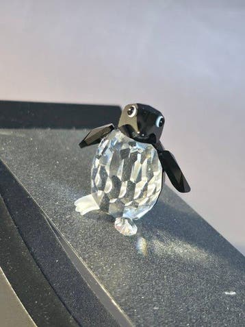Swarovski - Beeldje - Sir Penguin 191448 - Box - Kristal