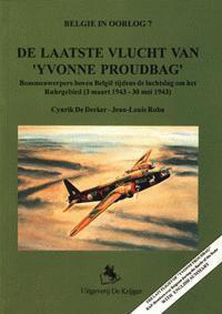Laatste vlucht van Yvonne Proudbag, De (BIO dl 7) / KRIBIO, Boeken, Oorlog en Militair, Gelezen, Verzenden