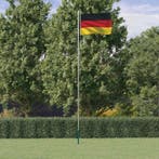 vidaXL Vlag met vlaggenmast Duitsland 6,08 m aluminium, Diversen, Vlaggen en Wimpels, Verzenden, Nieuw