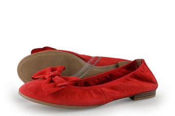 Tamaris Ballerinas in maat 42 Rood, Verzenden, Ballerina's