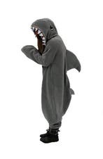 Onesie Haai Pak L-XL Haaienpak Kostuum Grijs Vis Shark Visse, Ophalen of Verzenden, Nieuw