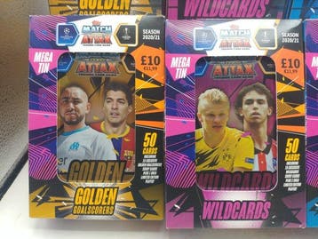2020/21 Topps Match Attax 24x sealed Tin Boxes - 1 Mixed, Nieuw