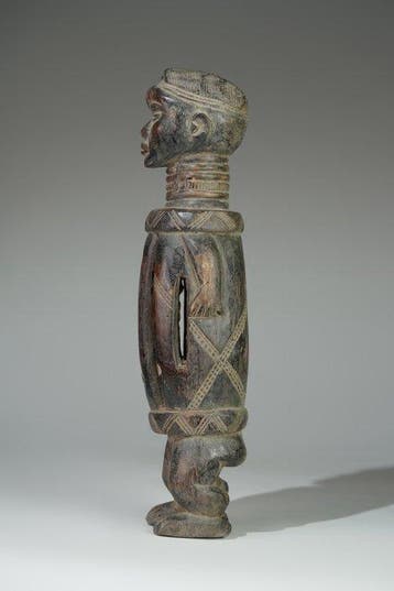 Een houten beeld - Dan - Ivoorkust (Zonder minimumprijs), Antiek en Kunst