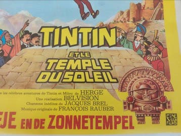 Tintin - Affiche du film - Tintin et le temple du soleil, Nieuw