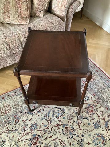 Bijzettafel - Mahonie