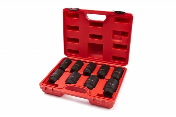 TM 9 Delige 1/2 Krachtdoppenset Grote Maten, Auto diversen, Autogereedschap, Verzenden