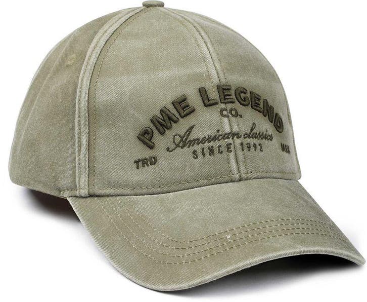 PME Legend Twill Pet Washed Groen maat  Heren, Kleding | Heren, Hoeden en Petten, Nieuw, Verzenden