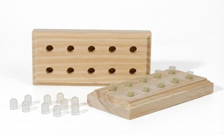 Capsulehouder Hout - Maat 0 en 1, Sport en Fitness, Gezondheidsproducten en Wellness, Nieuw, Verzenden