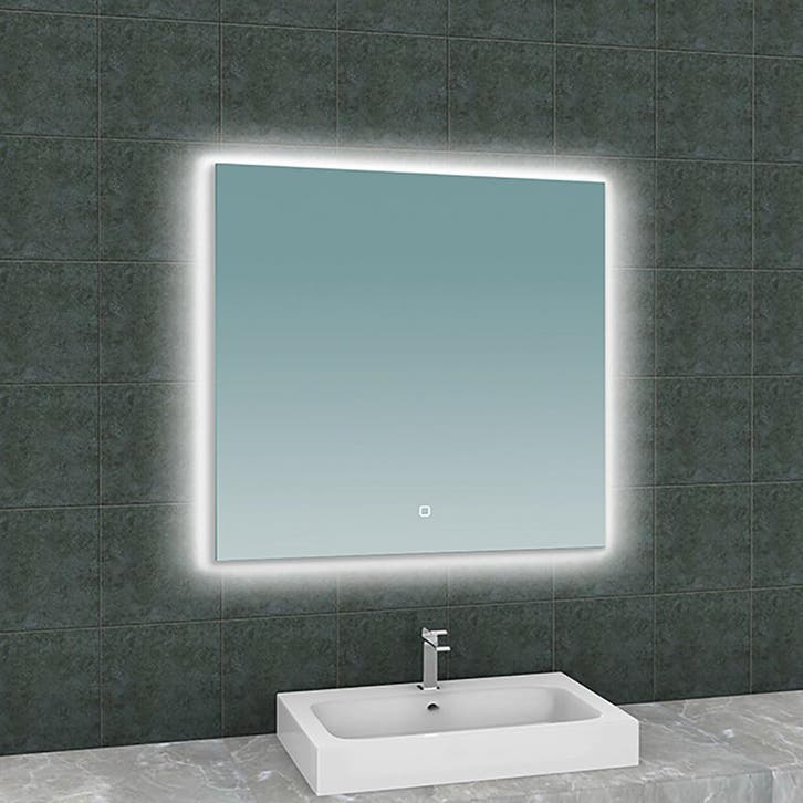 LED Spiegel 80x80cm | Dimbaar 2700-6400K | Verwarming & Touc, Maison & Meubles, Accessoires pour la Maison | Miroirs, Envoi