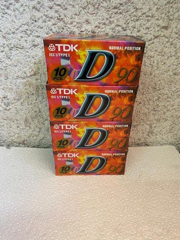 TDK - D 90 Cassette audio vierge, Nieuw