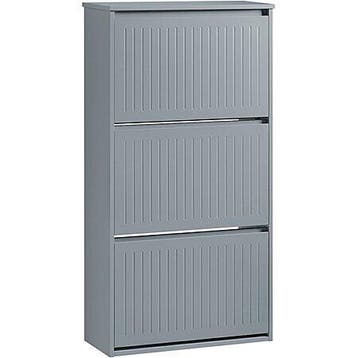 2dekans | SoBuy - Schoenenkast - Grijs - 61x26x120 cm, Huis en Inrichting, Ophalen of Verzenden, Nieuw