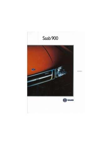 1992 SAAB 900 BROCHURE DUITS, Ophalen of Verzenden