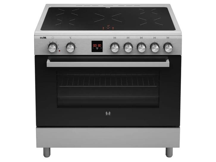 ETNA FI590RVS - Inductiefornuis 5 kookzones 105 liter RVS, Elektronische apparatuur, Kookplaten, Zo goed als nieuw, Verzenden