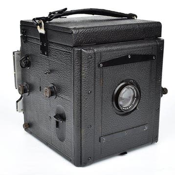 ICA Künstler Reflex type 750 + Carl Zeiss Jena Tessar 6,3/18, Nieuw