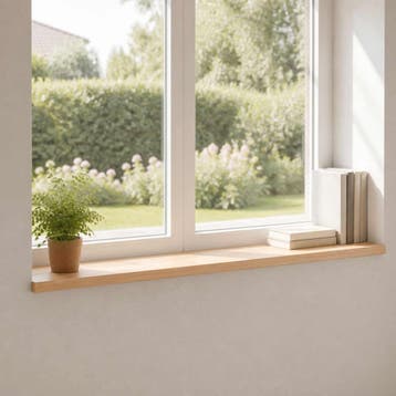 vidaXL Raamprofielen 2 st Naturel 120 x 20 x 2 cm Massief, Verzenden, Nieuw