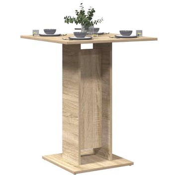 vidaXL Bistrotafel 60x60x75 cm bewerkt hout sonoma, Verzenden