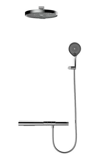 SALE - Jarna - Gun metal - Piano button - Doucheset inbouw -, Ophalen of Verzenden, Nieuw
