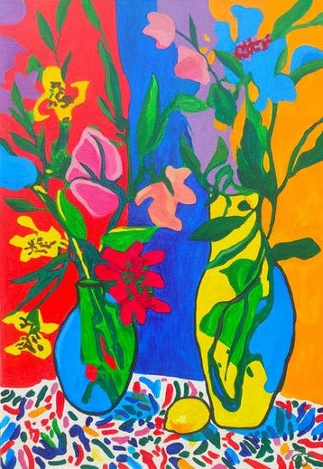 Jowita Skalska - Mediterranean Bloom XL