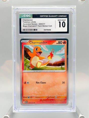 Pokémon Graded card - Charmander - Mega Charizard Y Tech