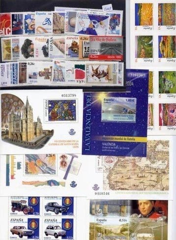 Espagne 2003/2003 - Espagne. Année complète 2003, Timbres & Monnaies