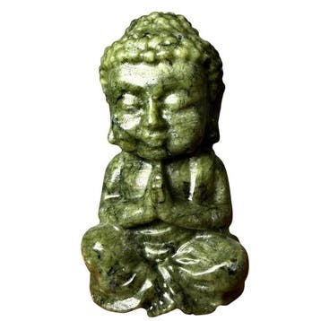 Boeddha en Jade - premium Gravure - Hoogte: 100 mm -