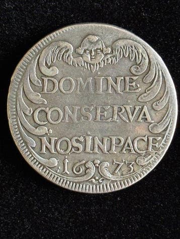 Zwitserland, Zürich Stadt und Kanton Zürich. Halbtaler 1673