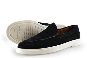 Manfield Instappers in maat 41 Blauw, Verzenden, Overige typen
