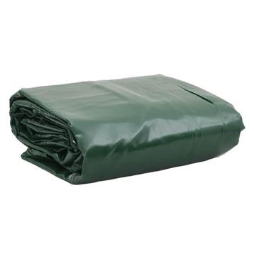 vidaXL Dekzeil 650 g/m² 4x7 m groen, Verzenden, Nieuw
