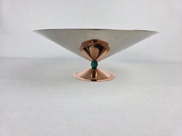 Tafelmiddenstuk - Koper, Metaal - Belangrijke Space Age, Antiek en Kunst