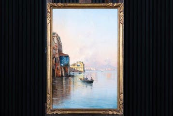 Giovanni Battista (1858–1925) - Posillipo met het Palazzo