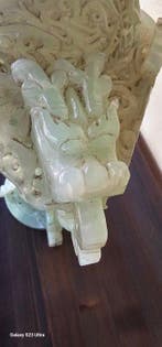 Monumentale Chinese wierookbrander in pagodavorm (80 cm) in, Antiek en Kunst