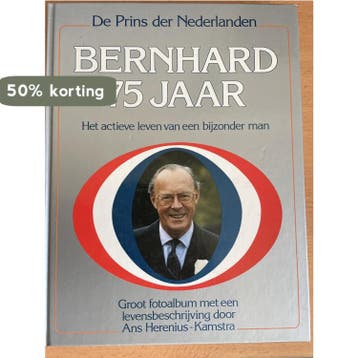 BERNHARD 75 JAAR 9789021050607 Herenius Kamstra, Verzenden, Zo goed als nieuw, Herenius Kamstra