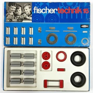 Vintage Fischertechnik 30915 set met 15 onderdelen,, Verzenden, Nieuw