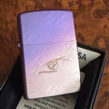 Zippo - Ojo Estilizado - Aansteker - Staal (roestvrij), Nieuw