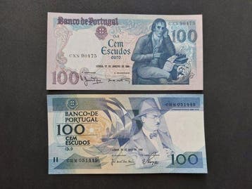 Portugal. - 20 Banknotes - Various Dates (Zonder