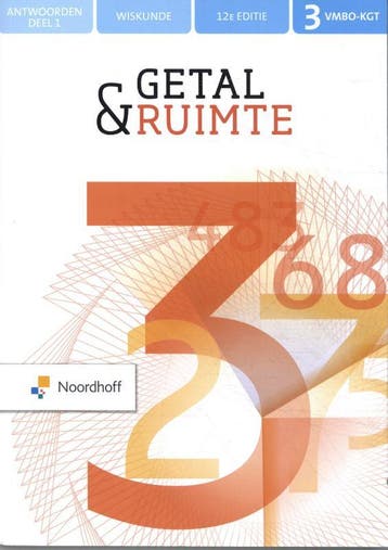 3 vmbo-kgt / Getal & Ruimte / Anwtoorden deel 1, Verzenden, Gelezen